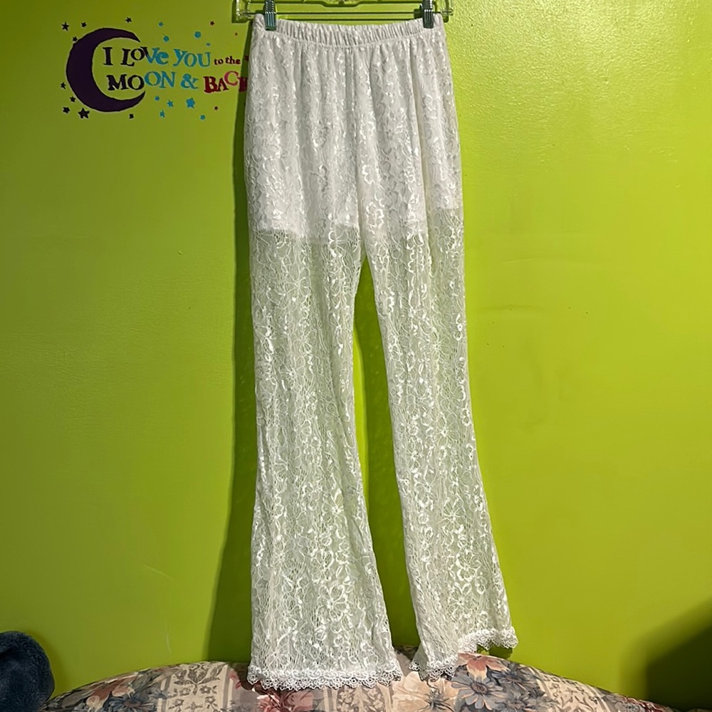 white short/pants they are shorts underneath and pants go long